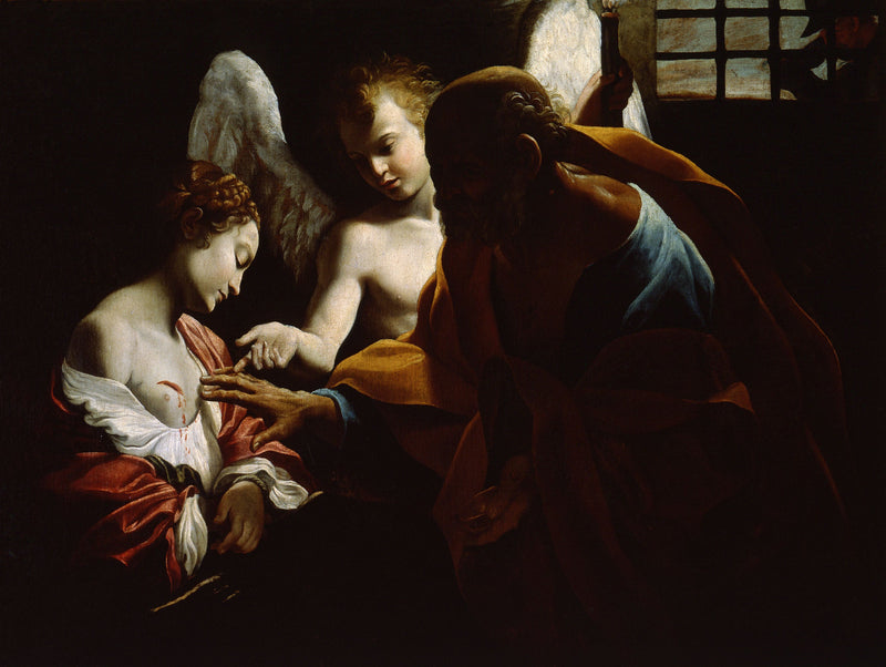Sant'Agata en carcere de Giovanni Lanfranco - Giovanni Lanfranco