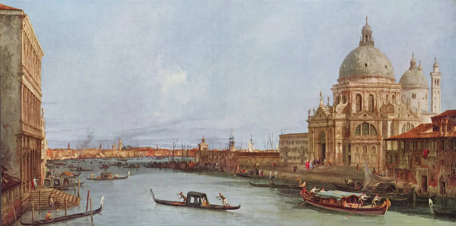 Santa Maria della Salute, Veneza do Grande Canal - Canaletto