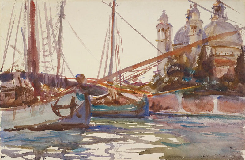 Santa Maria della Salute, Veneza - John Singer Sargent