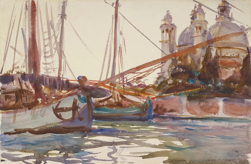 Santa Maria della Salute, Veneza - John Singer Sargent