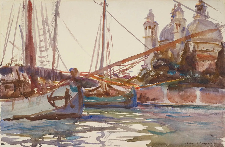 Santa Maria della Salute, Veneza - John Singer Sargent