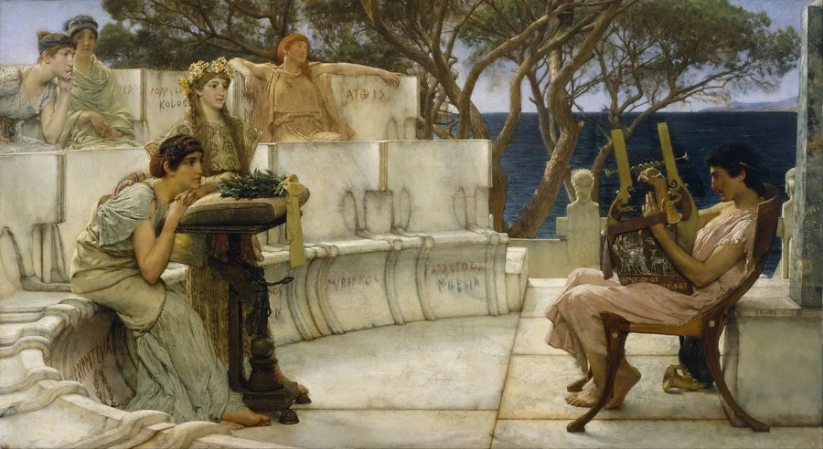 Sappho e Alcée - Lawrence Alma-Tadema