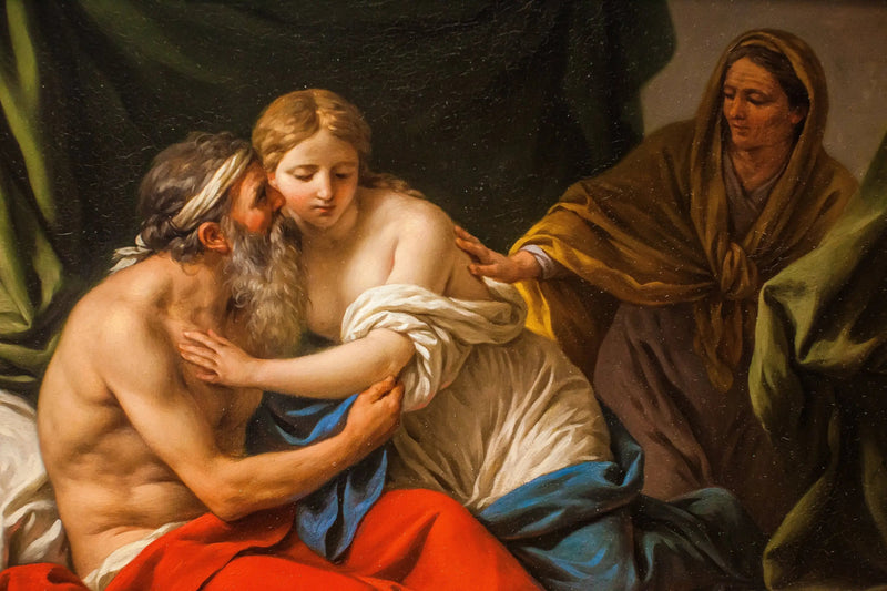 Sarah apresenta Agar a Abraão - Louis Jean François Lagrenée