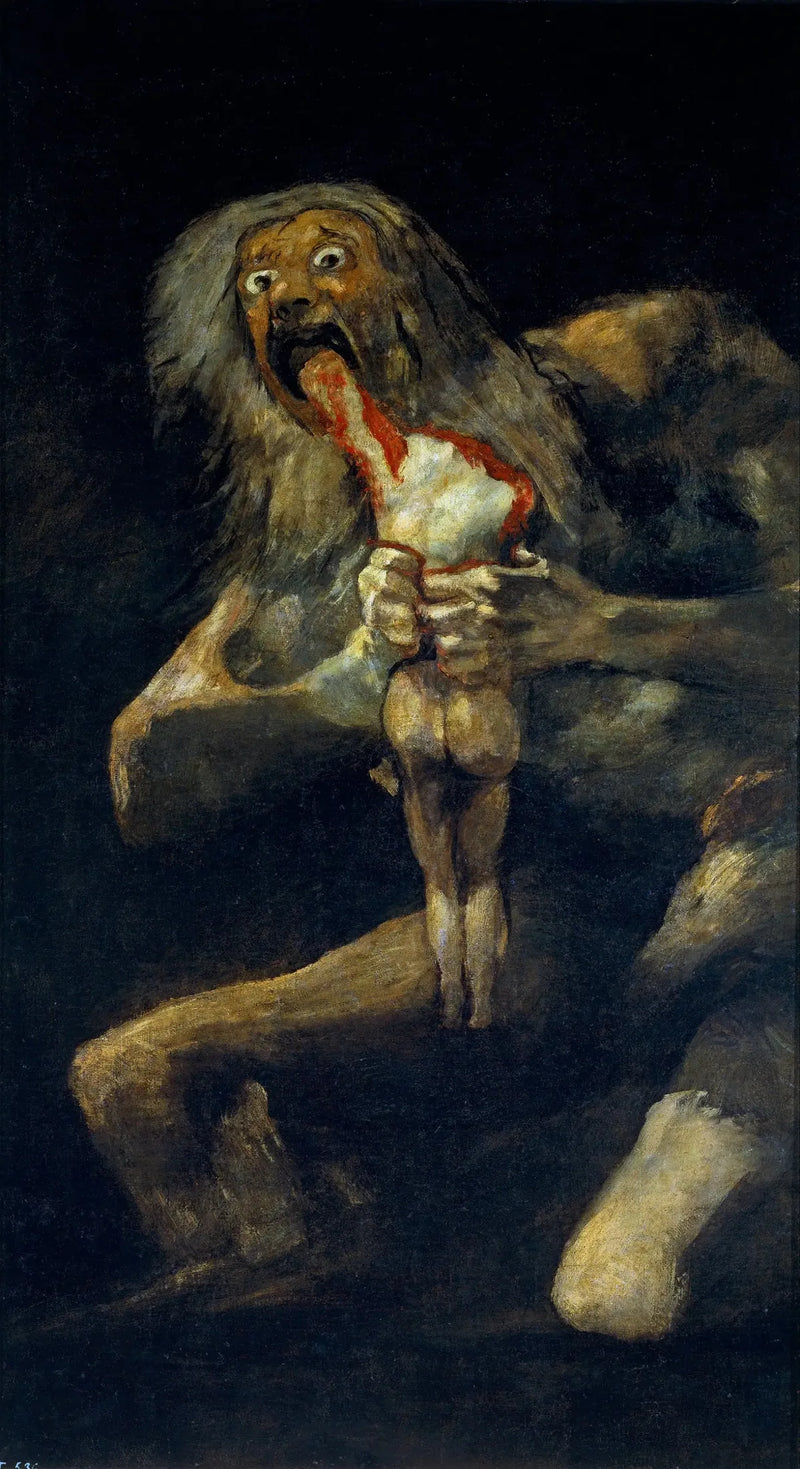 Saturno devorando um de seus filhos - Francisco de Goya