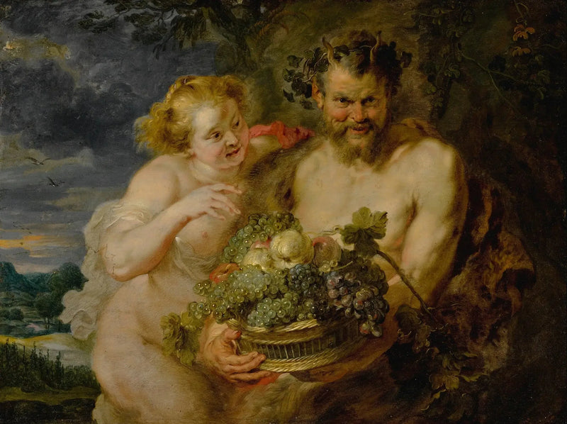 Satira e Bacante - Peter Paul Rubens