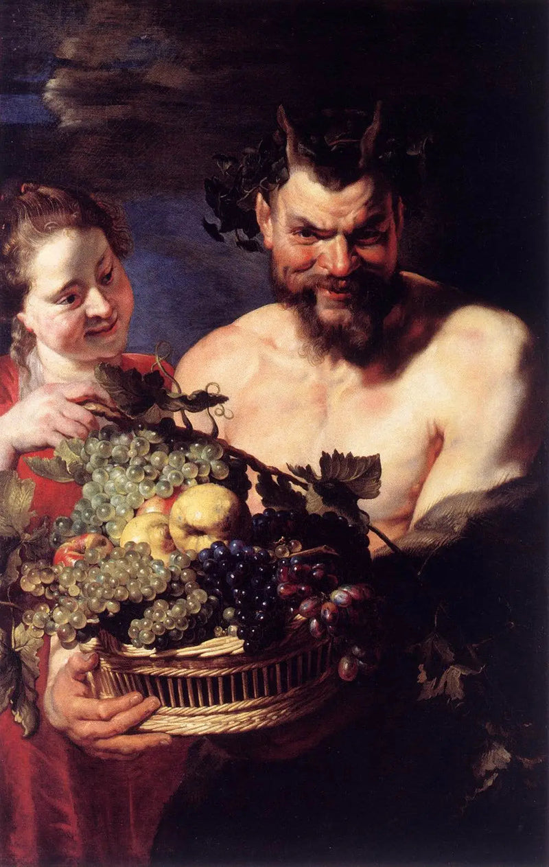 Satyr e menina - Peter Paul Rubens