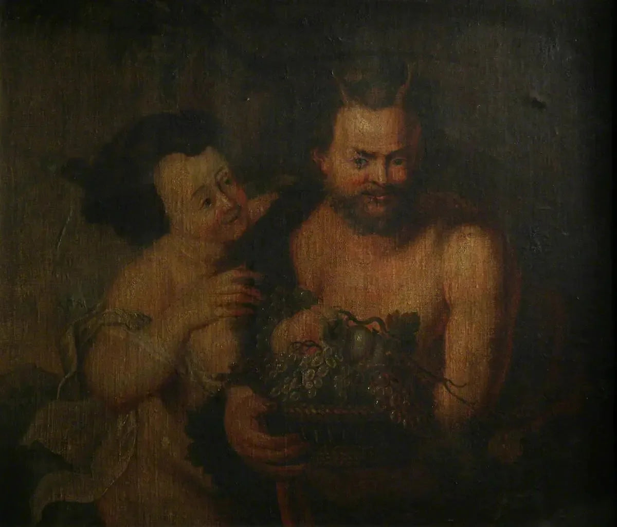 Satyre et une fille - Peter Paul Rubens image 1 reproduction de peinture à l’huile