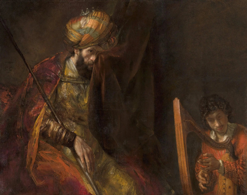 Saúl e Davi - Rembrandt
