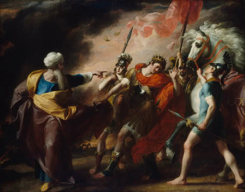 Saül repreendido por Samuel - John Singleton Copley
