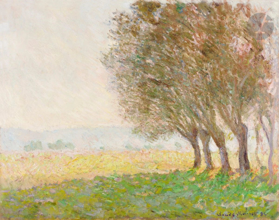 Os Salgueiros, Jeffrey - Claude Monet