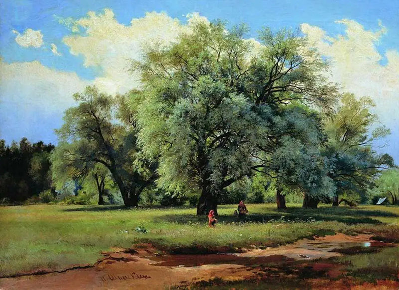 Salgueiros iluminados pelo sol - Ivan Chichkine
