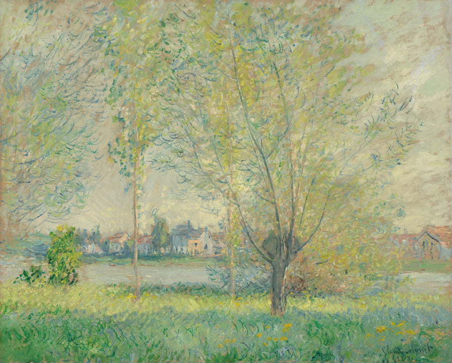 Os Salgueiros - Claude Monet