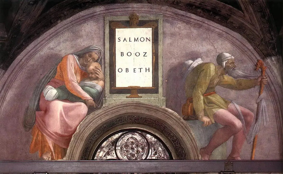Salmão, Booz e Jobed - Michelangelo