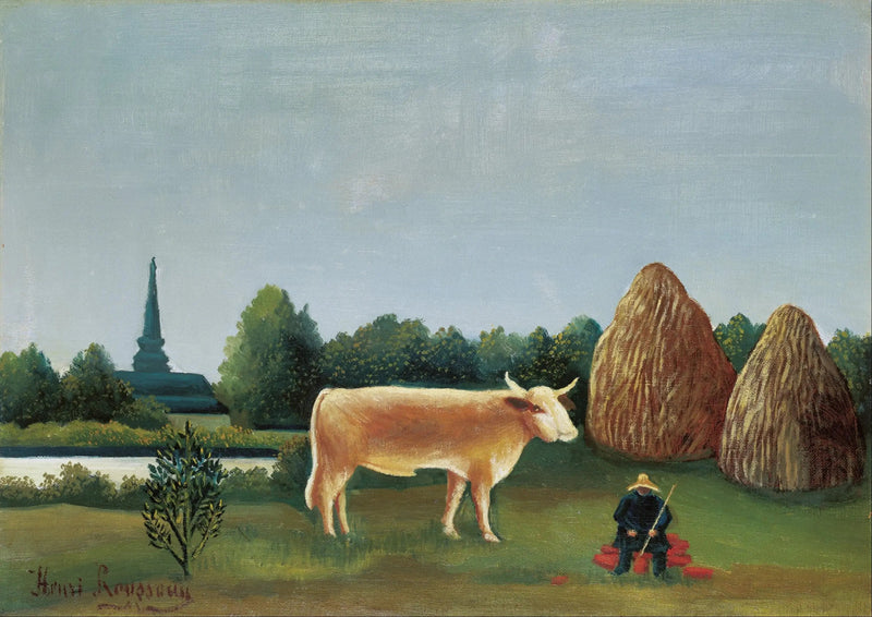 Cena em Bagneux, na periferia de Paris - Henri Rousseau