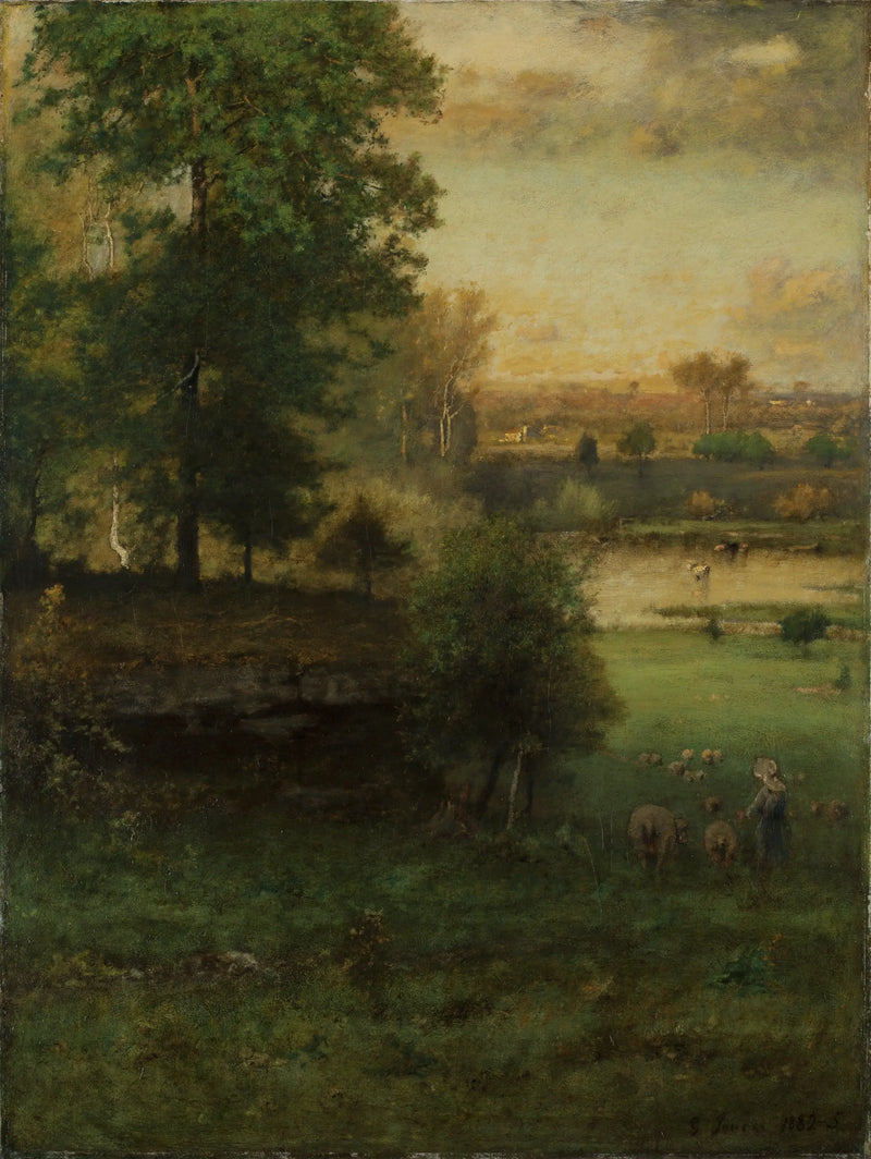 Cena em Durham, uma ídilia - George Inness