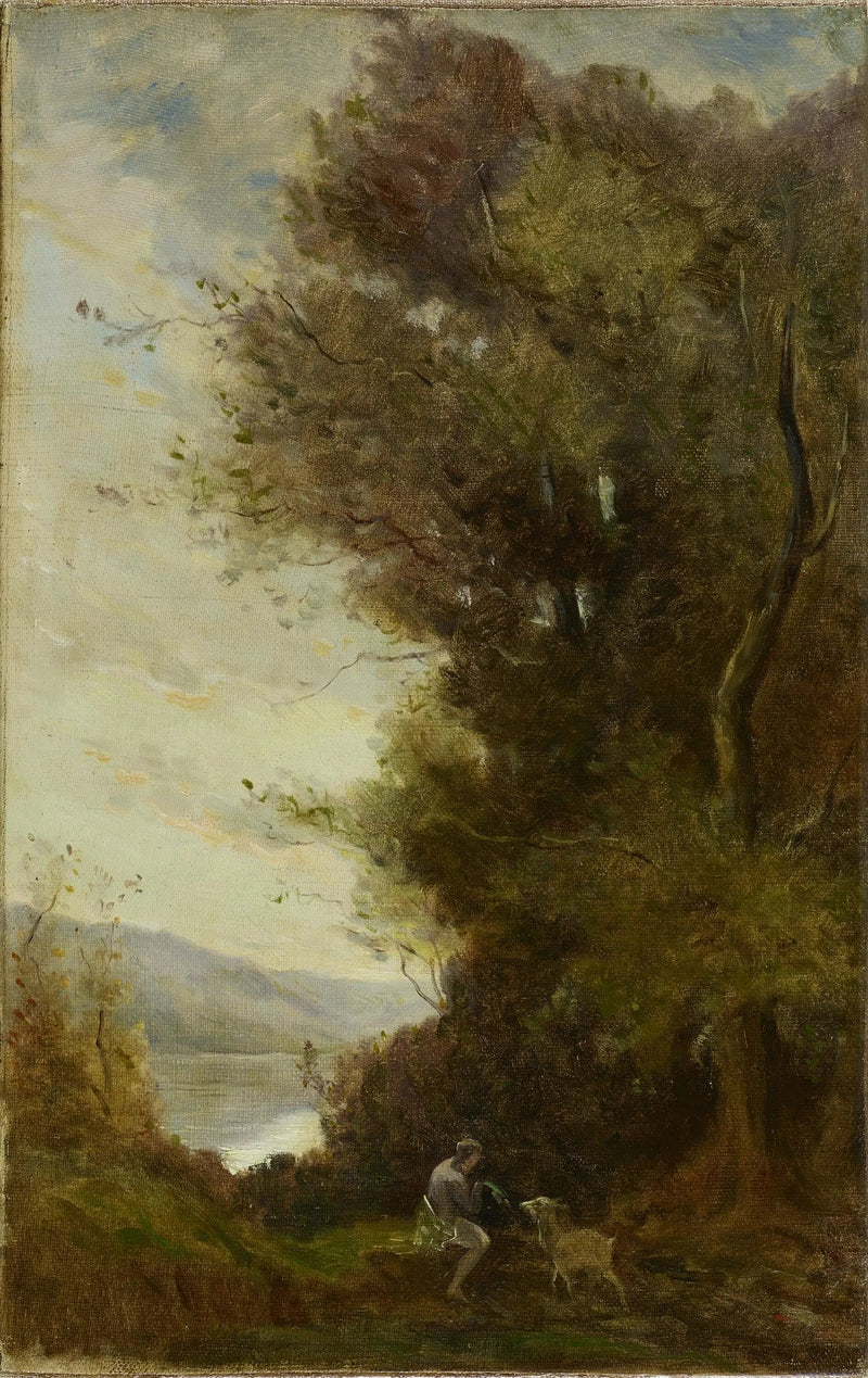 Cena Bucólica - Jean-Baptiste Camille Corot