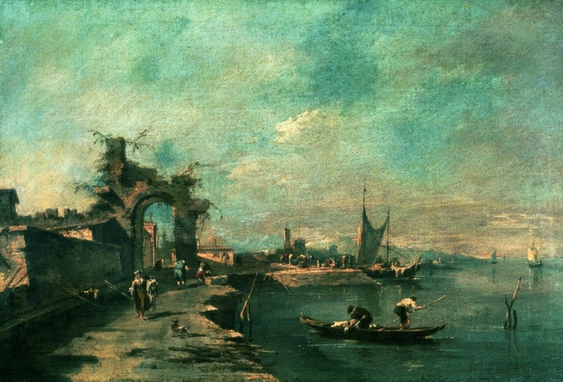 Cena costeira - Francesco Guardi