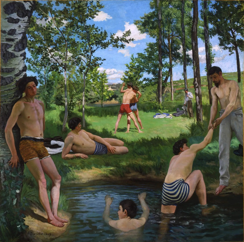 Cena de verão - Frédéric Bazille