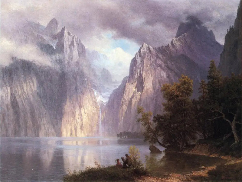 Cena na Sierra Nevada - Albert Bierstadt