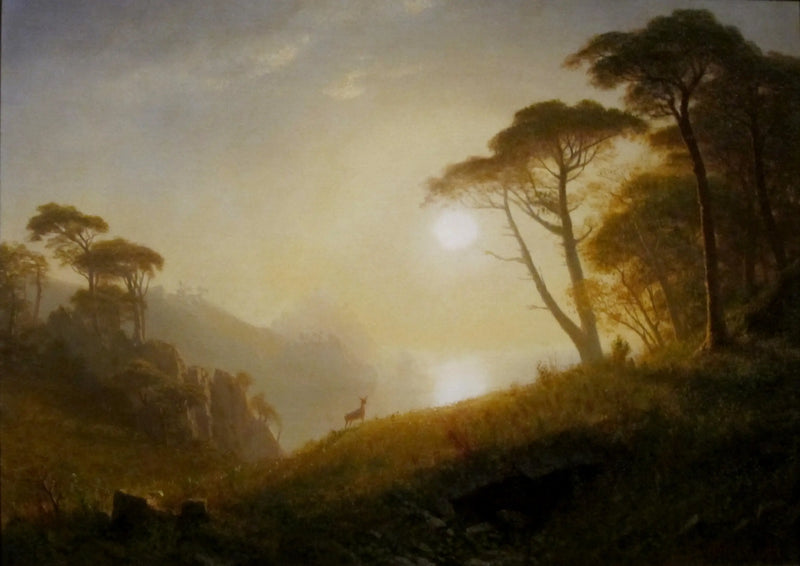 Cena no Vale de Yosemite - Albert Bierstadt