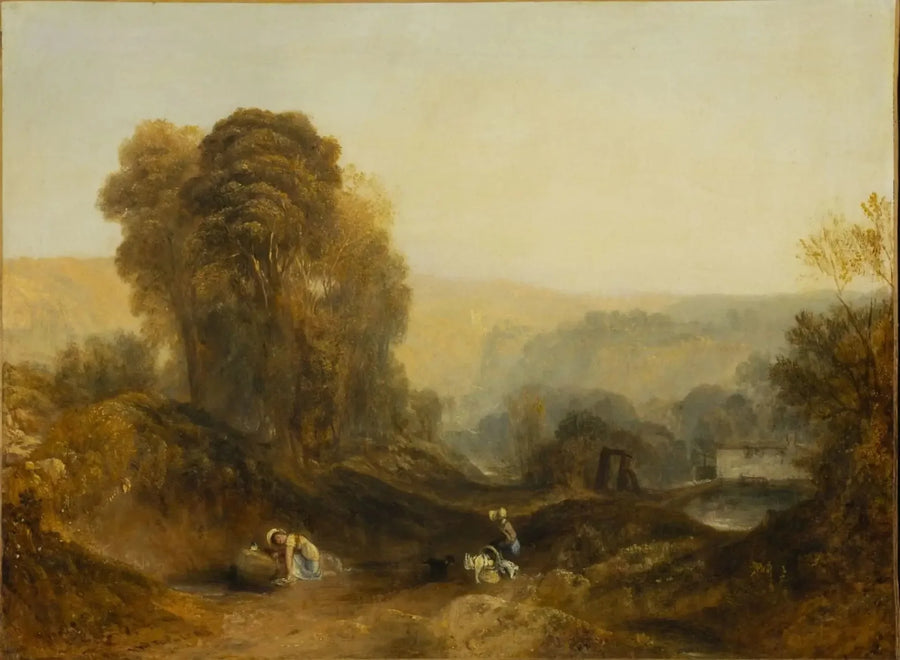 Cena no Derbyshire - J. M. W. Turner