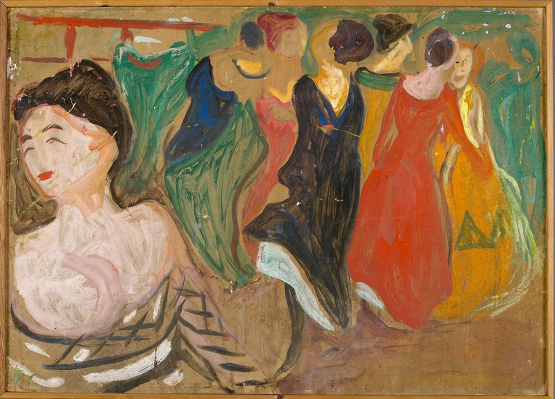 Cena de bordel - Edvard Munch