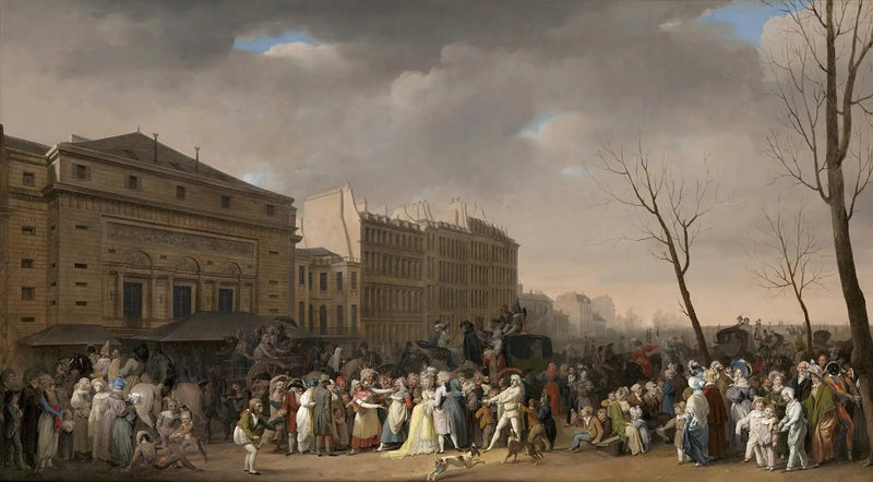 Cena de Carnaval - Louis-Leópold Boilly