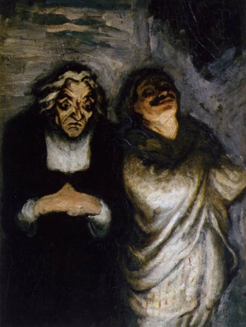 Cena de comédia - Honoré Daumier