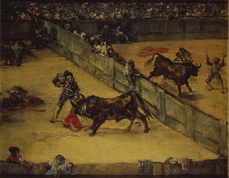 Cena de corrida: Divisão de lugar - Francisco de Goya