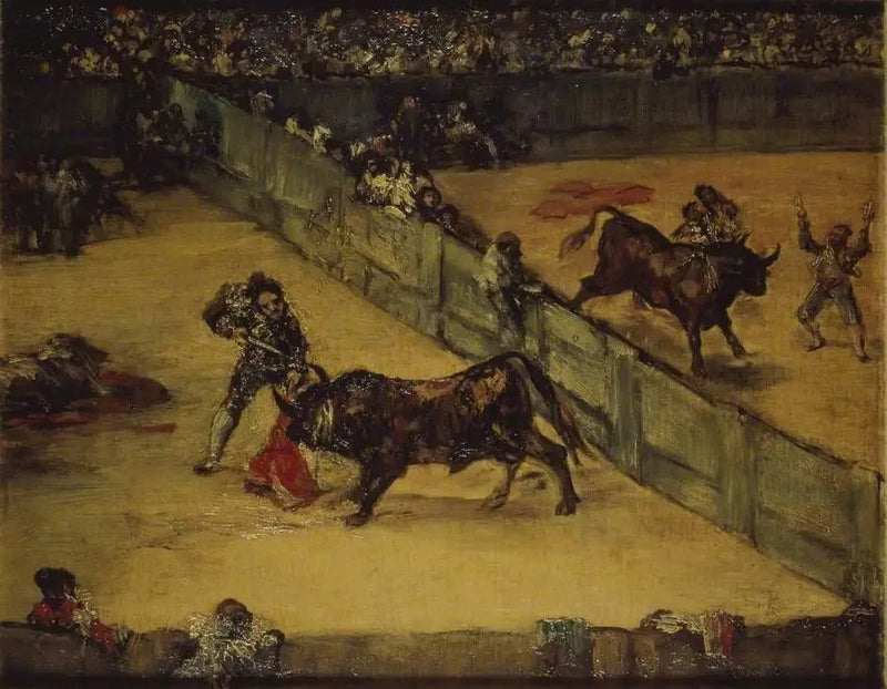 Cena de corrida: Divisão de lugar - Francisco de Goya