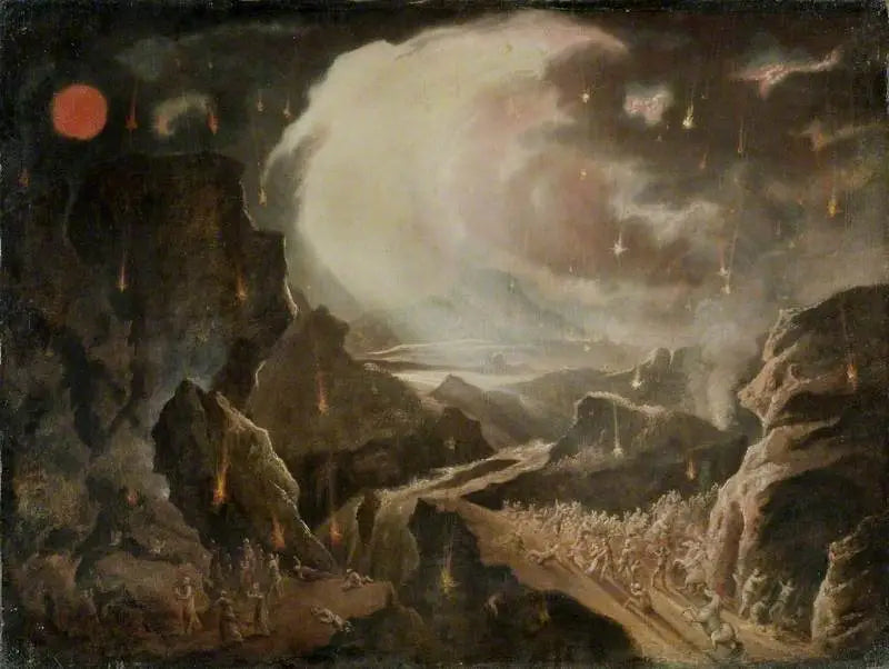 Cena de destruição bíblica - John Martin