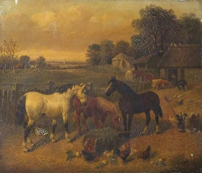 Cena de fazenda - John Frederick Herring, Sr.