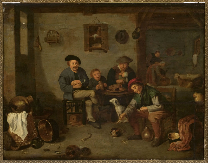 Cena do gênero no campo - David Teniers, o Jovem