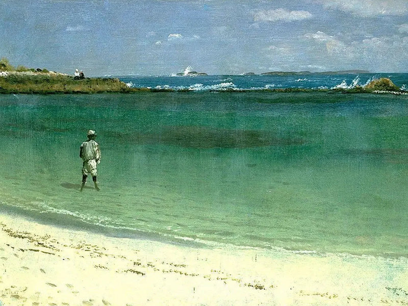 Cena da Costa das Antilhas - Albert Bierstadt