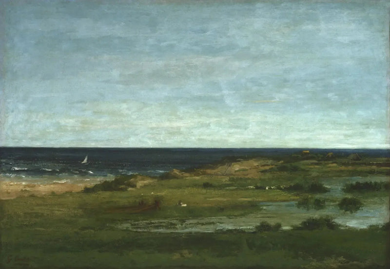 Cena da costa - Gustave Courbet