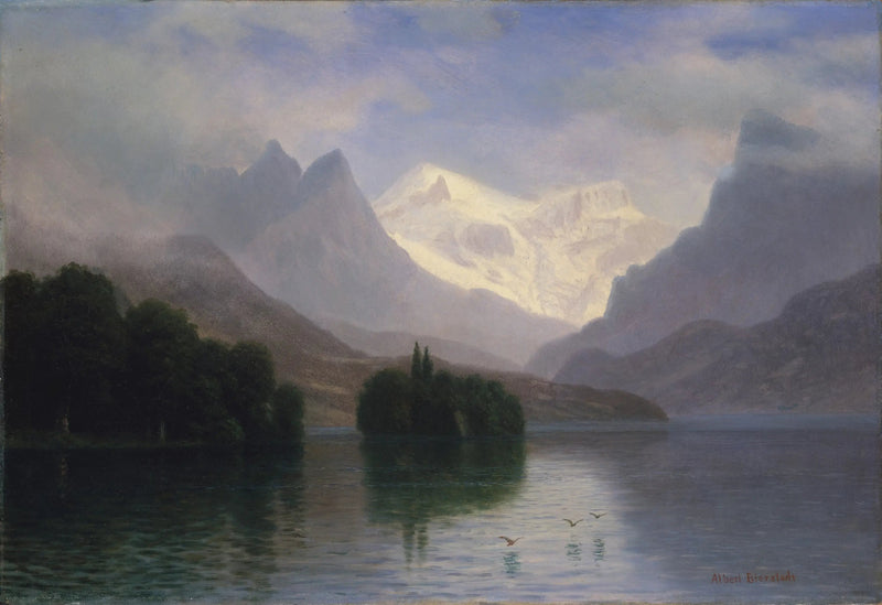 Cena de Montanha - Albert Bierstadt