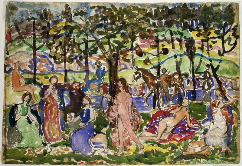Cena de parque - Maurice Prendergast