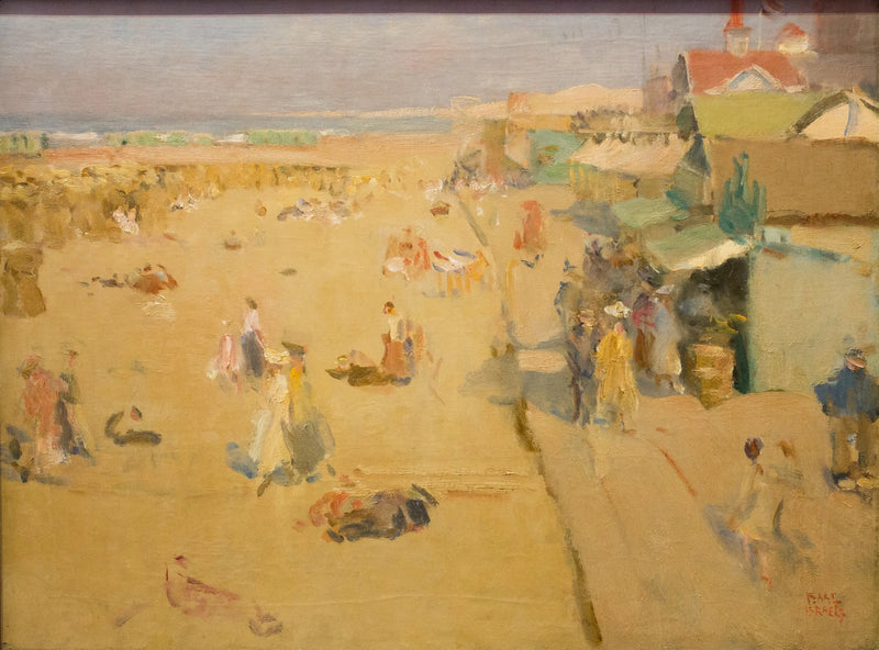 Cena de praia em Scheveningen - Isaac Israëls