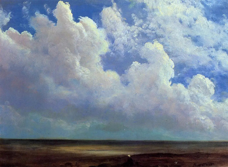 Cena de praia - Albert Bierstadt