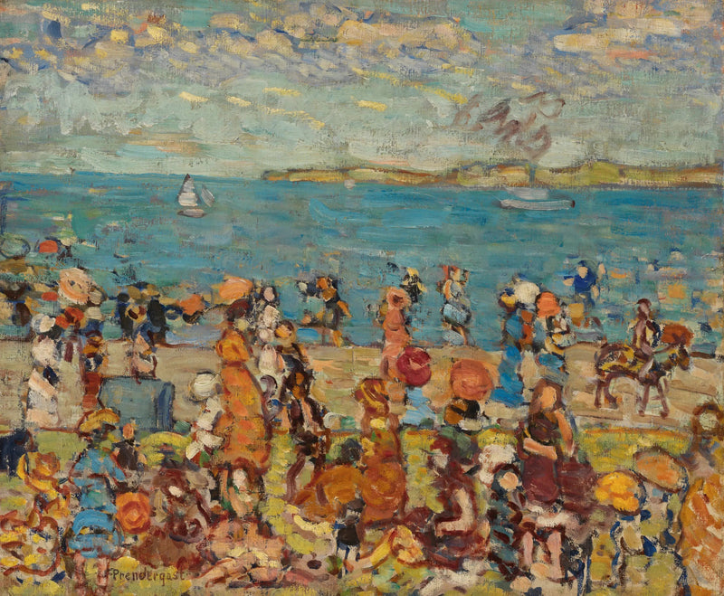 Cena de praia - Maurice Prendergast