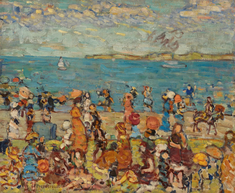 Cena de praia - Maurice Prendergast
