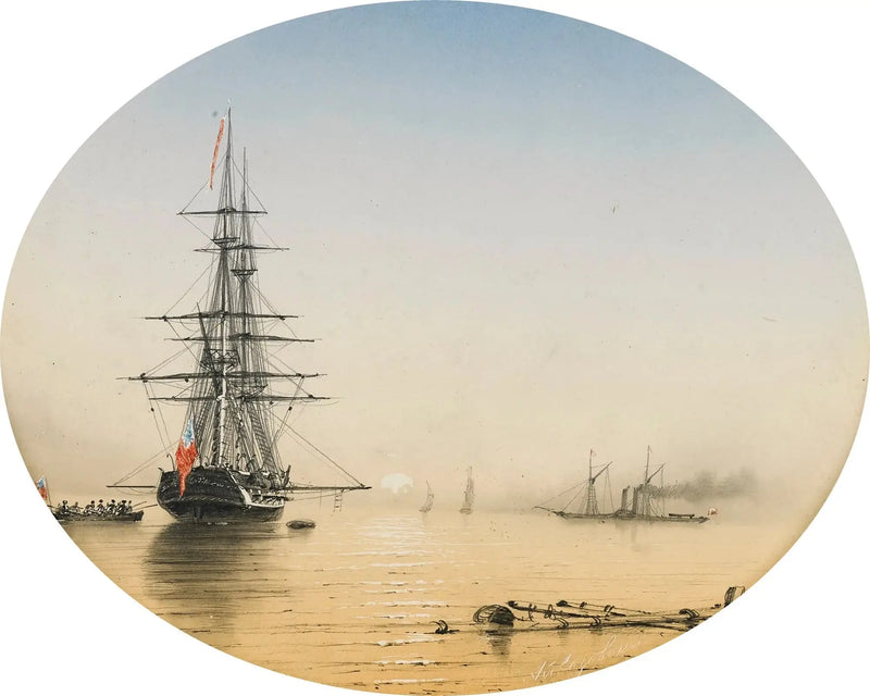 Cena de porto - Ivan Aïvazovski