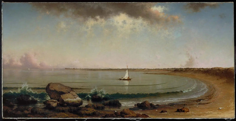 Cena de litoral: Point Judith - Martin Johnson Heade