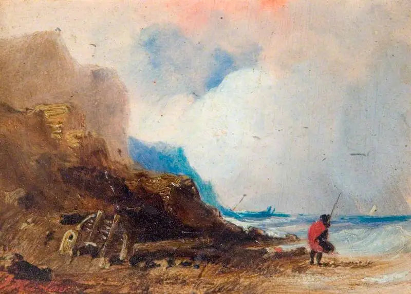 Cena de litoral, noite - John Martin