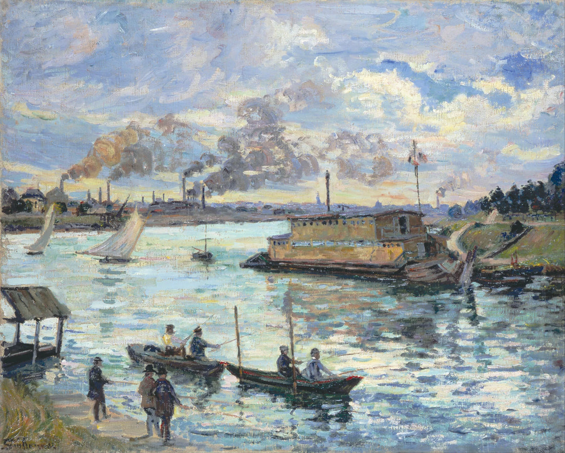 Cena de rio - Armand Guillaumin