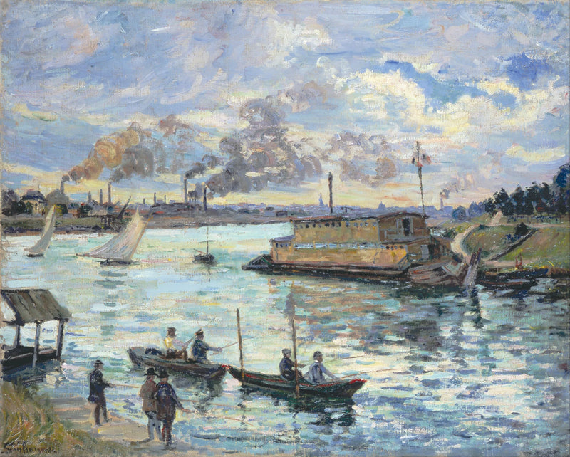 Cena de rio - Armand Guillaumin