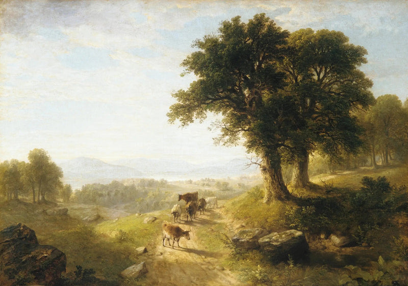 Cena de rio - Asher Brown Durand