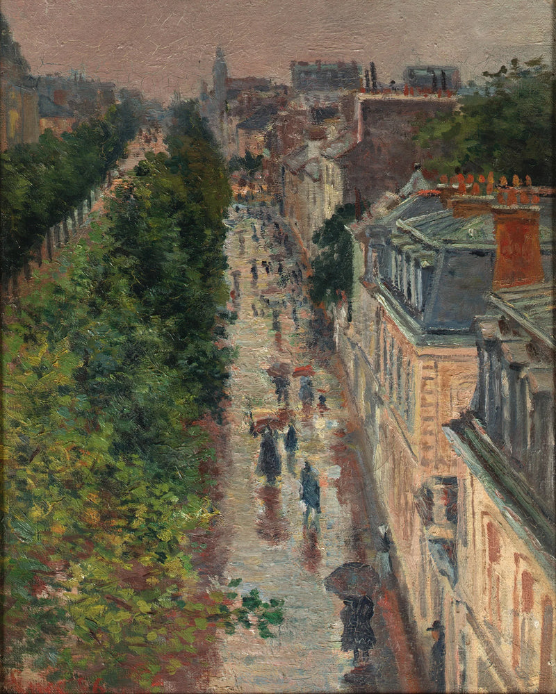 Cena de Rua em Paris - Maximilien Luce