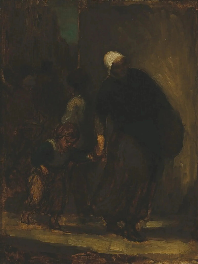 Cena de rua - Honoré Daumier