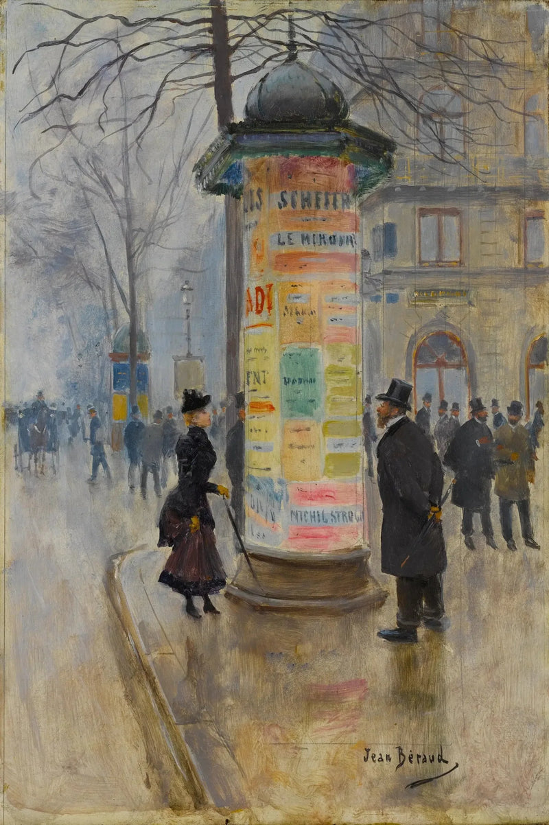 Cena de rua parisiense - Jean Béraud